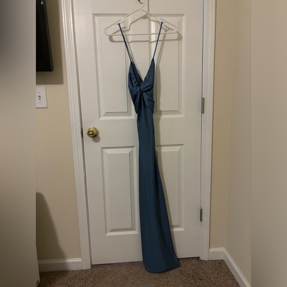 Fashion Nova Blue Indigo Gown - Picture 3 of 7
